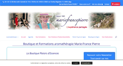 Desktop Screenshot of mariefrancepierre.com